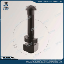 AREMA Gr5 track bolt with heavy square nut
